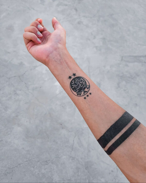 tatouage semi permanent Maroc wydad wac