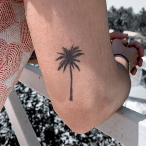 Tatouage Temporaire, semi-permanent palmtree, palmier, maroc
