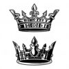 Tatouage bandes temporaire semi-permanent couronne crown