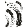 Tatouage Temporaire, semi-permanent Maroc plume, oiseau