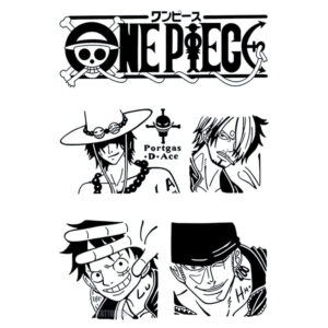 Tatouage Temporaire, semi-permanent one piece manga japonais