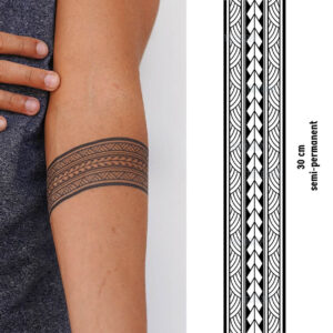 Maori tatouage armband semi-permanent temporaire maroc