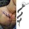 Tatouage semi-permanent serpent snake maroc