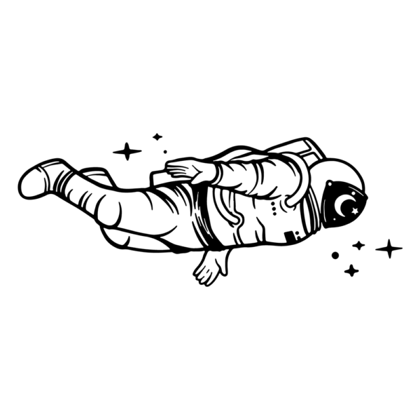 the astronaut tattoozap TattooZap tatouage tattoo semi-permanent maroc