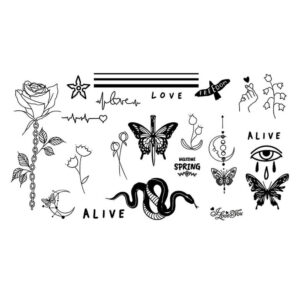 ALIVE SET TATTOOZAP tatouage tattoo semi-permanent maroc