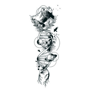 DNA HELIX TATTOOZAP tatouage tattoo semi-permanent maroc