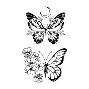 MOONLIGHT BUTTERFLIES TATTOOZAP tatouage tattoo semi-permanent maroc