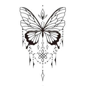 butterfly symphony tattoozap tatouage tattoo semi-permanent maroc