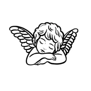 resting angel tattoozap tatouage tattoo semi-permanent maroc