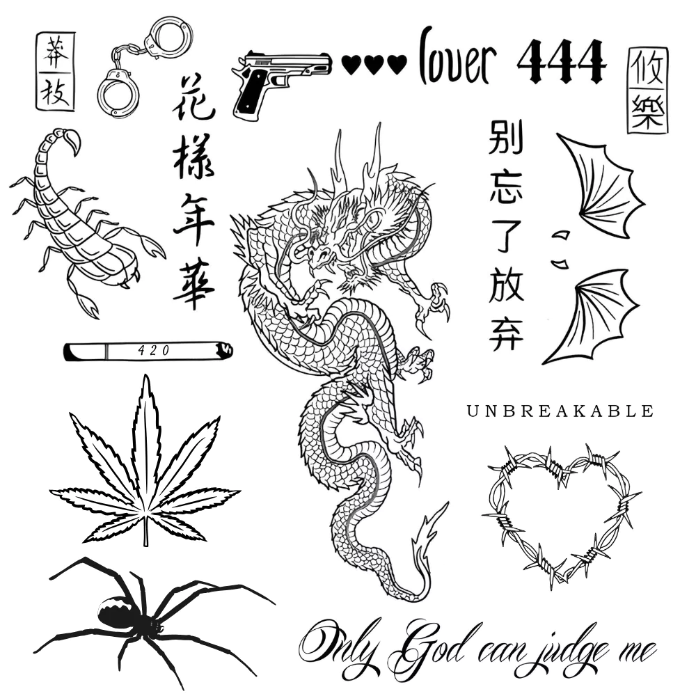 lover set tattoozap tattoo maroc tatouage semi-permanent temporaire maroc