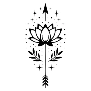 Lotus arrow tattoozap maroc