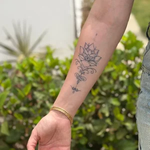 Sacred Unalome tattoozap tattoo maroc