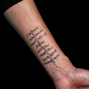 Good Intentions tattoozap tattoo maroc