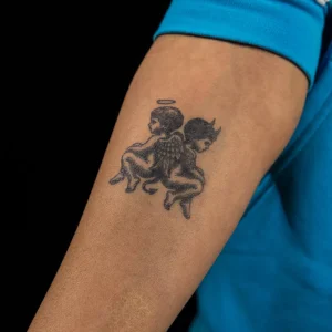 dual soul tattoozap tattoo