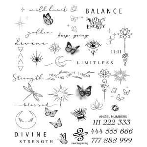 TattooZap Manifestation Set tattoo semi permanent maroc