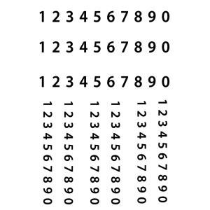 legacy numbers set tattoozap tattoo maroc